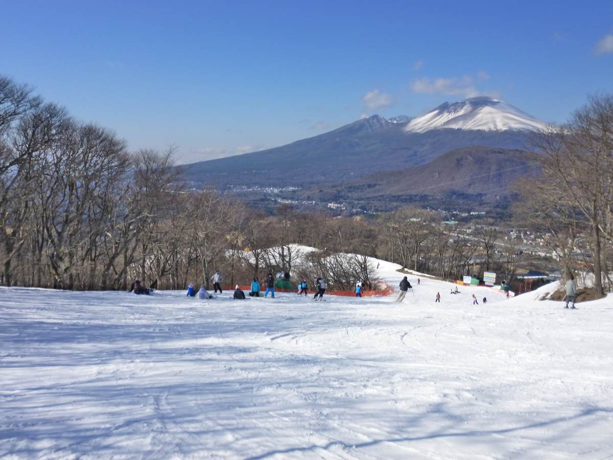 The slopes of Karuizawa Prince Snow Resort in Nagano, Japan